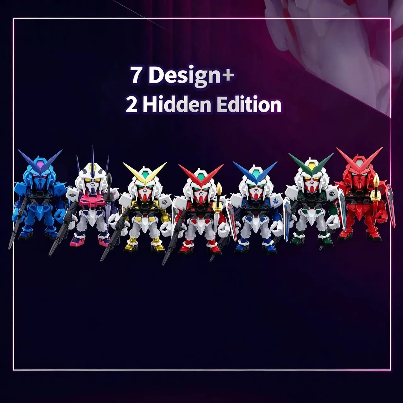 Bandai QMSV MINI Gundam SEED Astray Blind Box Figures – Official Bandai Art Toy