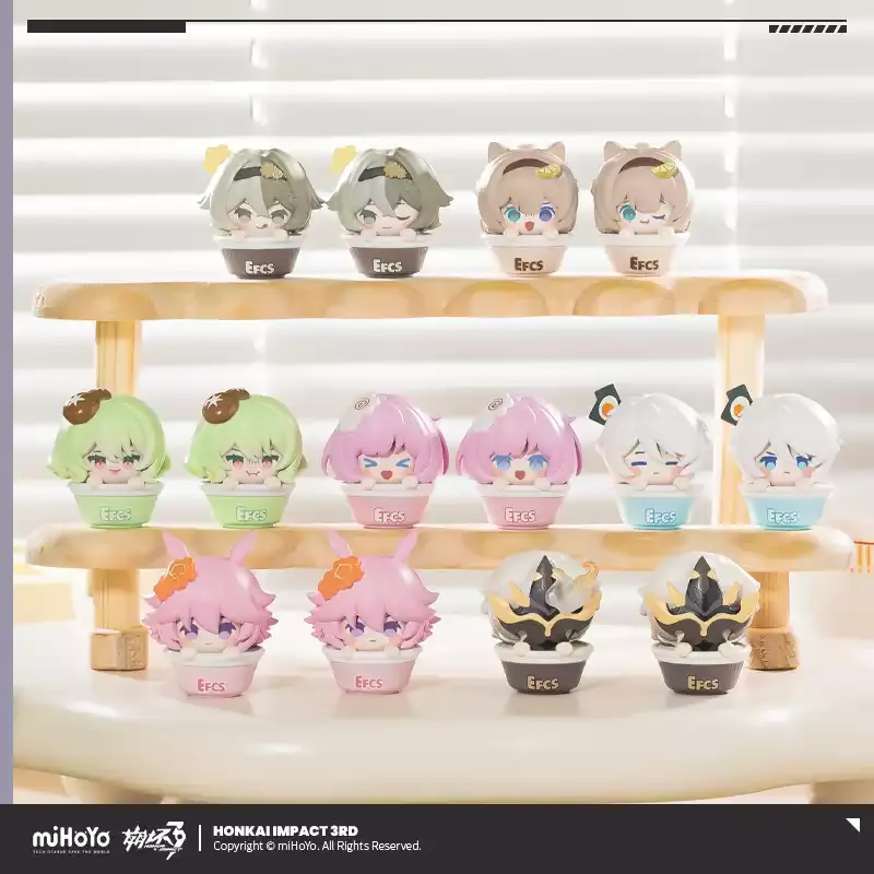 Funiverse – Honkai Impact 3 Ramen Toppers Stacking Fun Wave 1 – Official Designer Collectible Art Toy