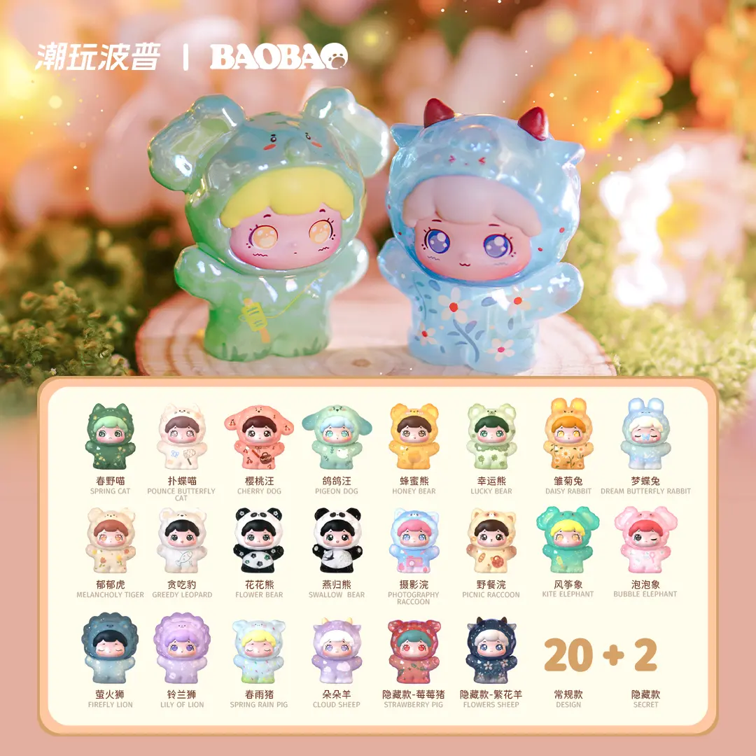Baobao’s Pet Store Spring transparently Outing series – Official Designer Collectible Art Toy