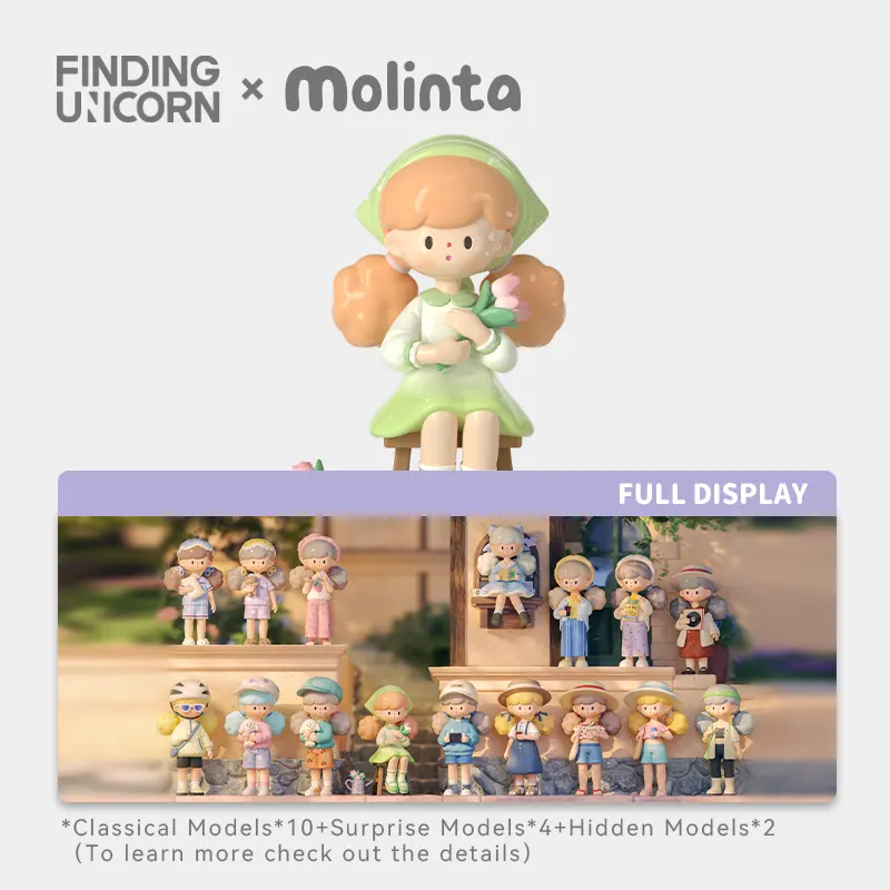 Sample FINDING UNICORN Molinta Minor Holiday Series Blind Box – Official Finding Unicorn Art Toy