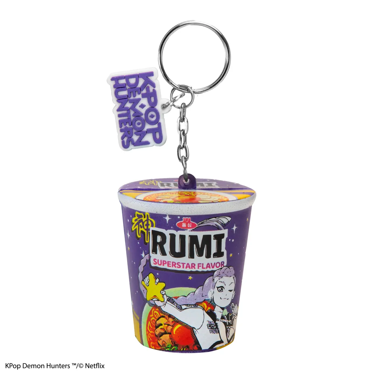 Rumi Superstar Flavor Noodles Squishy Keychain – Official Designer Collectible Art Toy