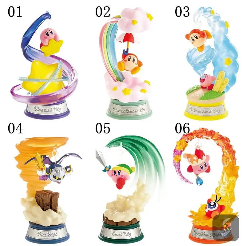 Re-ment Kirby Swing Rocking Desktop Collectible Figure Blind Box (代采)