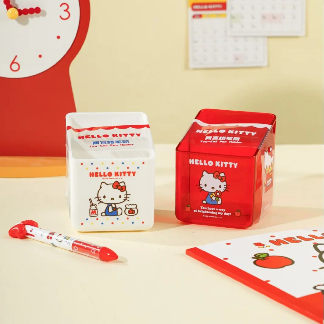 Sanrio Hello Kitty Pen Holder Desktop Storage Organizer for Desk & Stationery, Random One