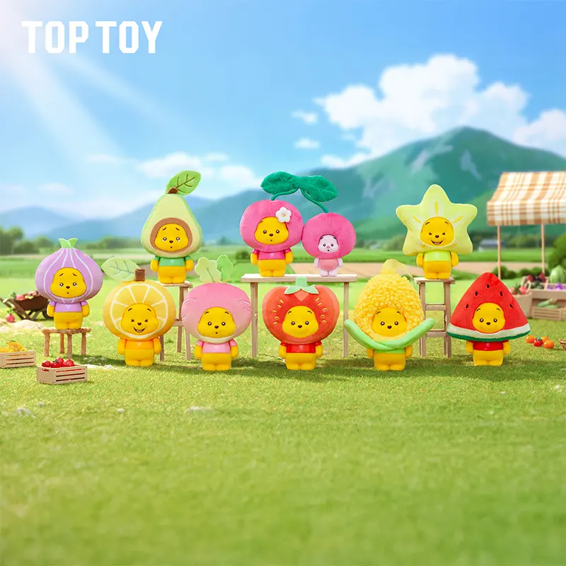 Winnie The Pooh Tiny Orchard Fruit Keychain Series Blind Box – Official Designer Collectible Art Toy