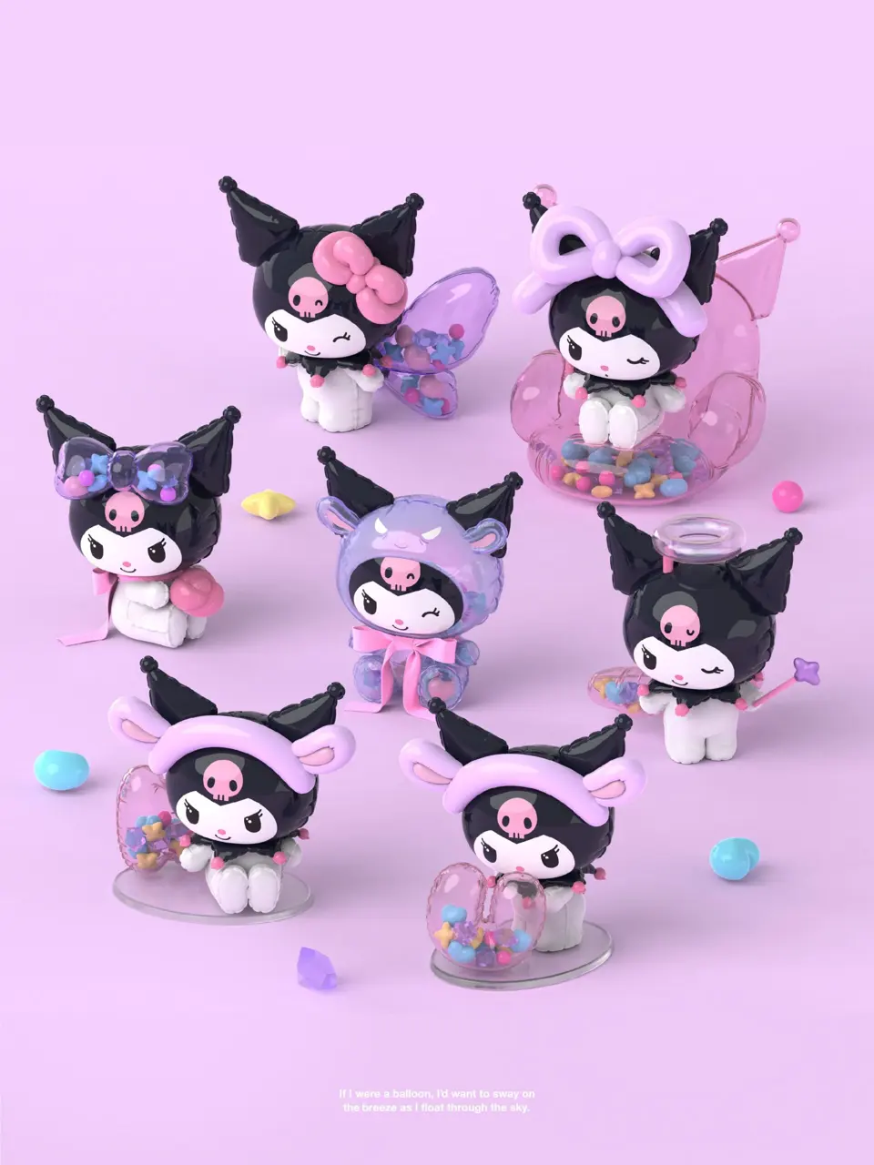 SANRIO KUROMI Ballon Master Series Cute Blind Box – Official Sanrio Art Toy