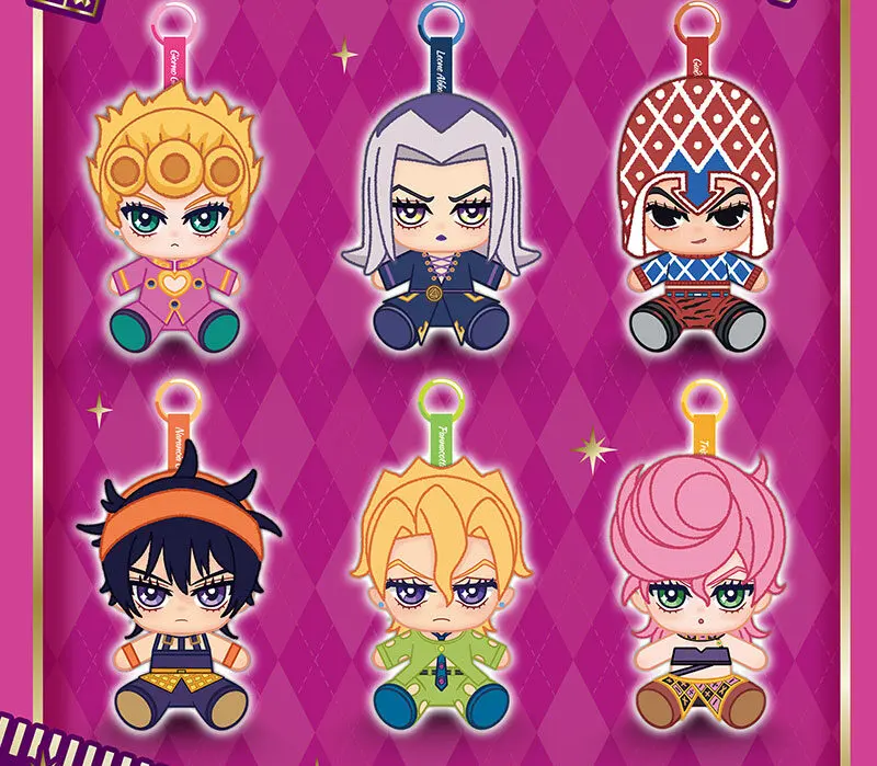 JoJo’s Bizarre Adventure Golden Wind Sitting Plush Doll Blind Box – Official Designer Collectible Art Toy