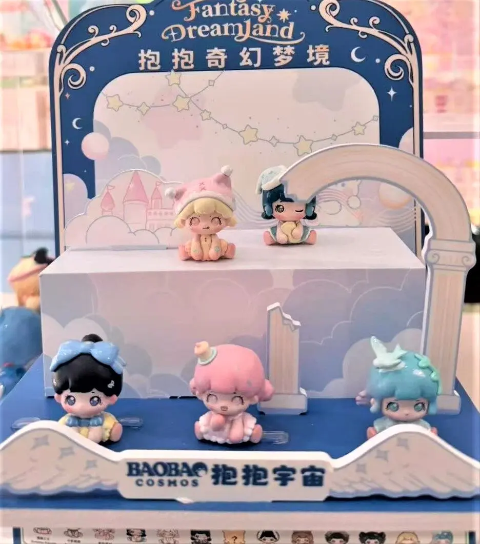 【Display】Baobao Fantasy Dreamland Mini Beans Blind Box Cute Pocket Collectible Figures – Official Designer Collectible Art Toy