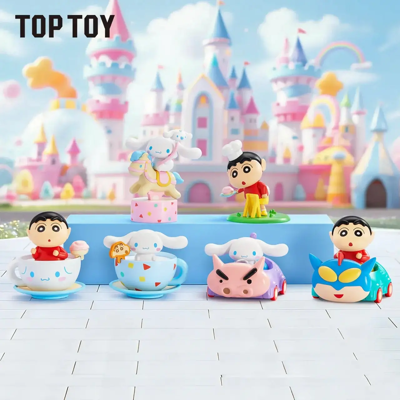CINNAMOROLL X CRAYON SHINCHAN Wonderland Series Figures Blind Box – Official Sanrio Art Toy
