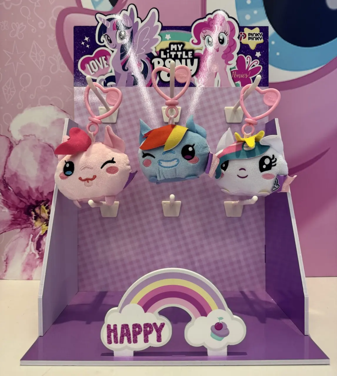 【Display】My Little Pony Mini Plush Charm Blind Box – Official My Little Pony Art Toy