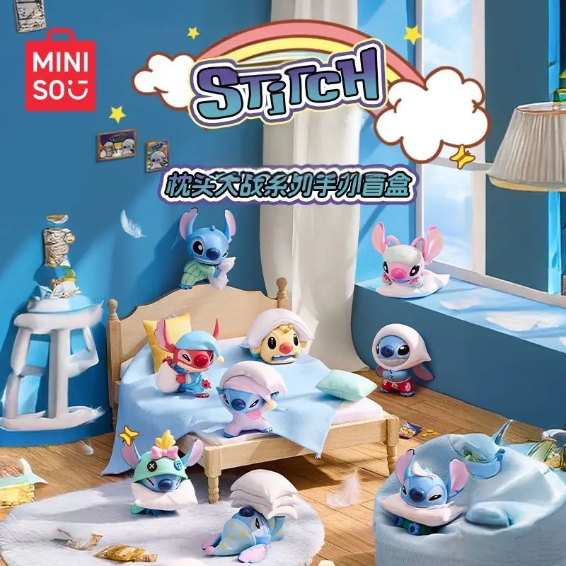 MINISO Stitch Pillow Fight Series Blind box Figure Mystery Box