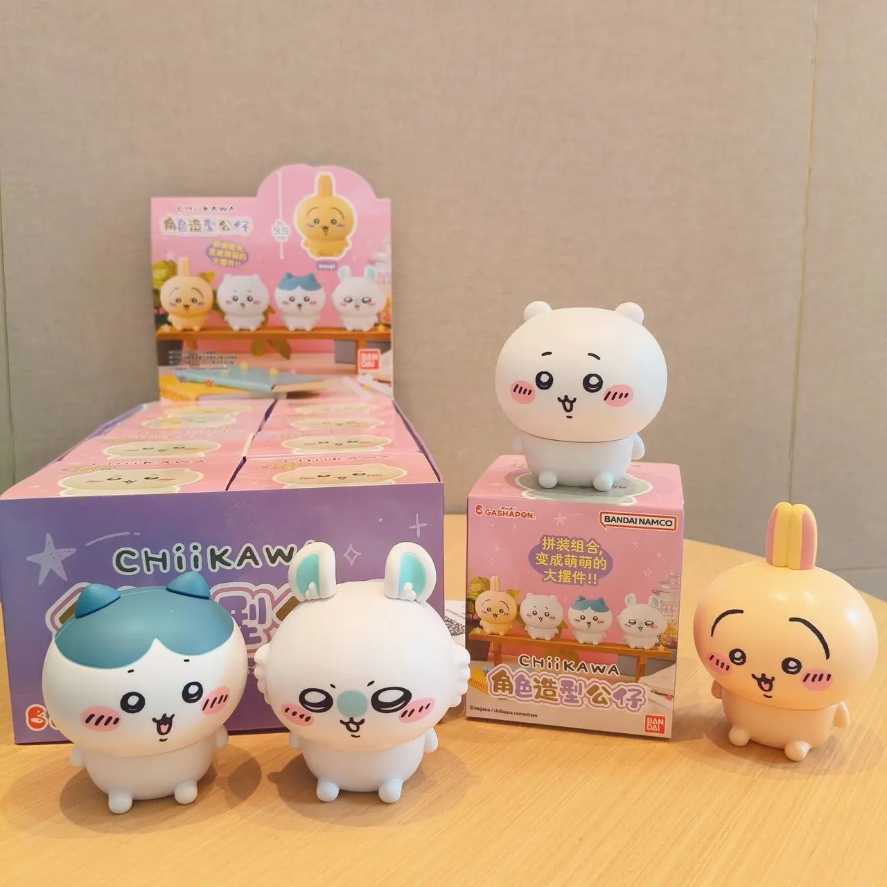 Bandai Chiikawa Character Assemble Figure, Cute DIY Assembly Model Doll Blind Box