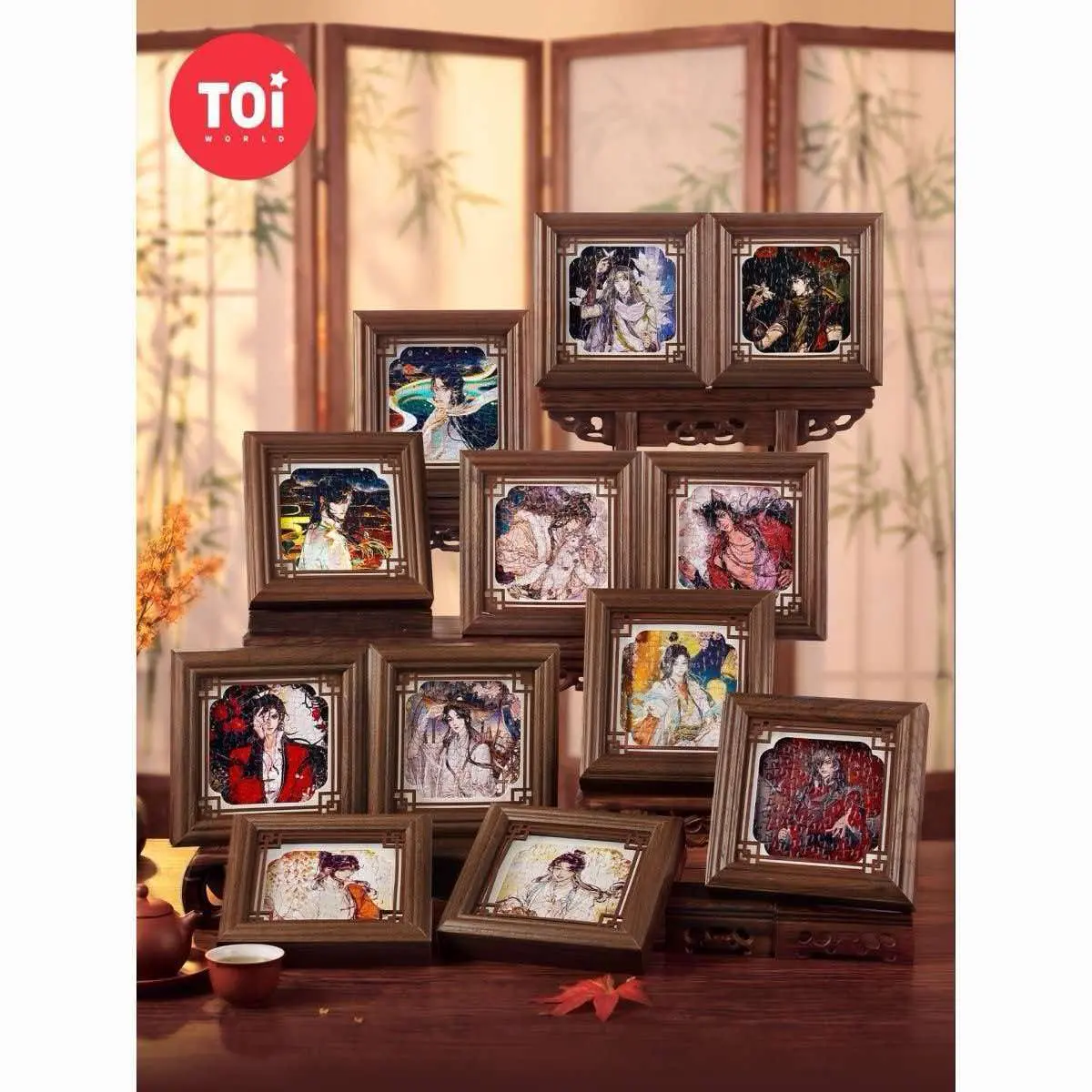 🧩 Heaven Official’s Blessing “Moonlit Reunion” Framed Puzzle Blind Box – Official Designer Collectible Art Toy