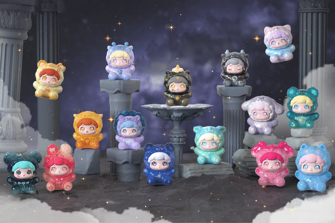 Baobao Zodiac Pet Series Mini Beans Blind Box Cute Pocket Collectible Figures – Official Designer Collectible Art Toy