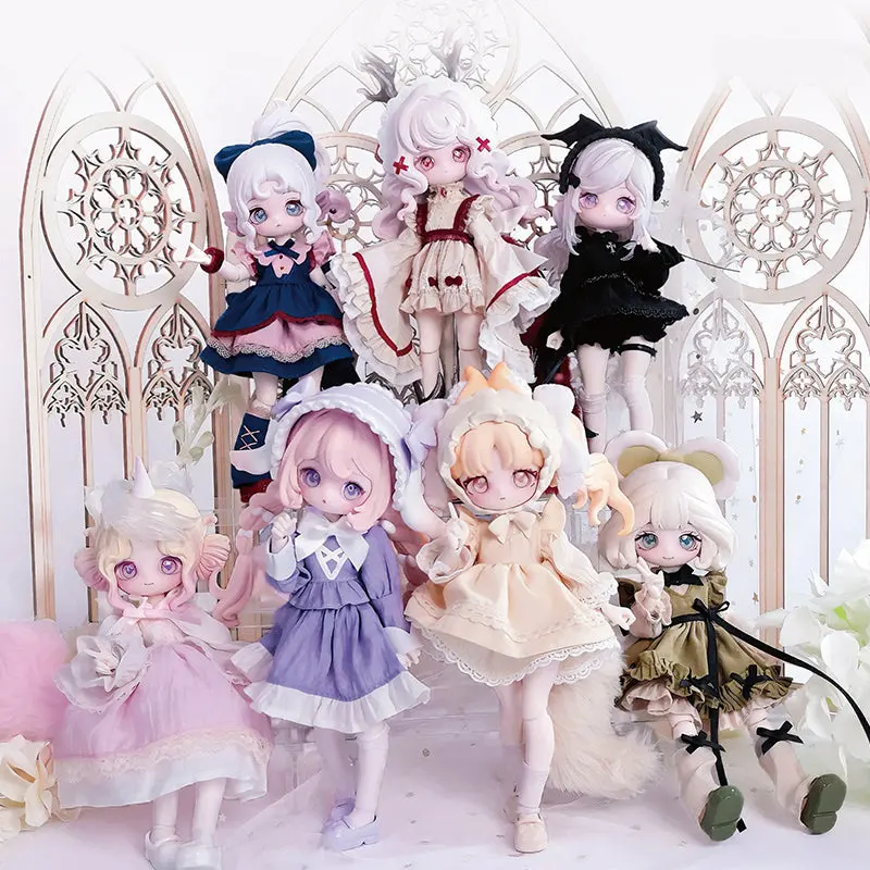 Display The Lulu Elf Story 1/12 Action Figure BJD Blind Box