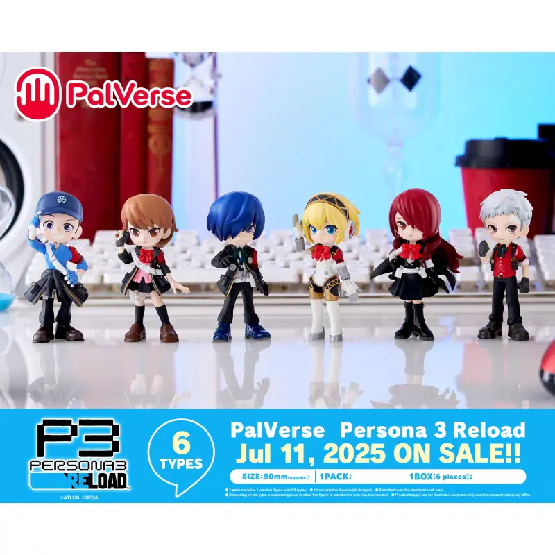 PalVerse Persona 3 Reload Q Version Chibi Figures Blind Box – Official Designer Collectible Art Toy