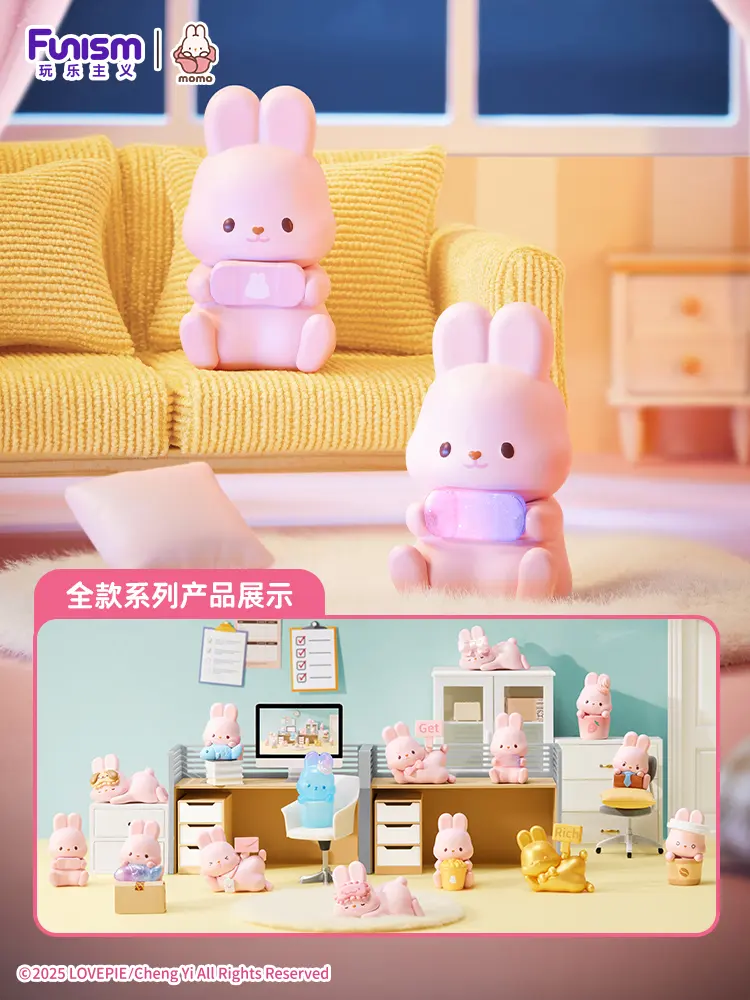 24H Daily Life Diary Series Blind Box momo Bunny – Official Designer Collectible Art Toy