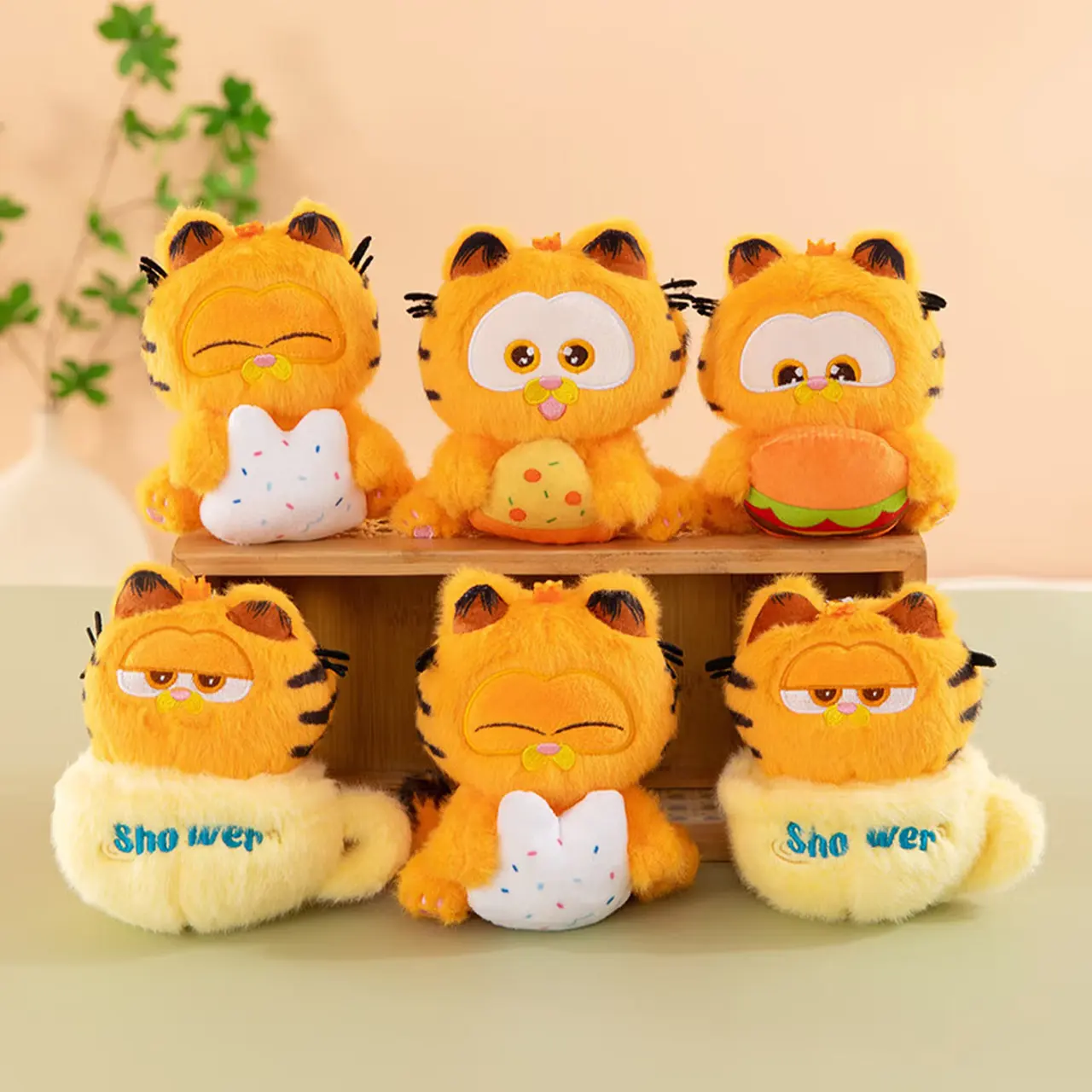 Garfield Cute & Funny Plush Backpack Keychains Blind Boxes – Official Designer Collectible Art Toy