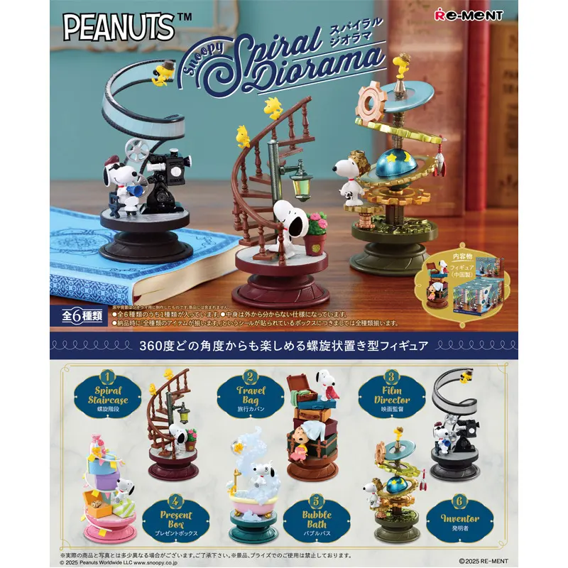 RE-MENT SNOOPY’s FRAME ART collection blind box – Official Designer Collectible Art Toy