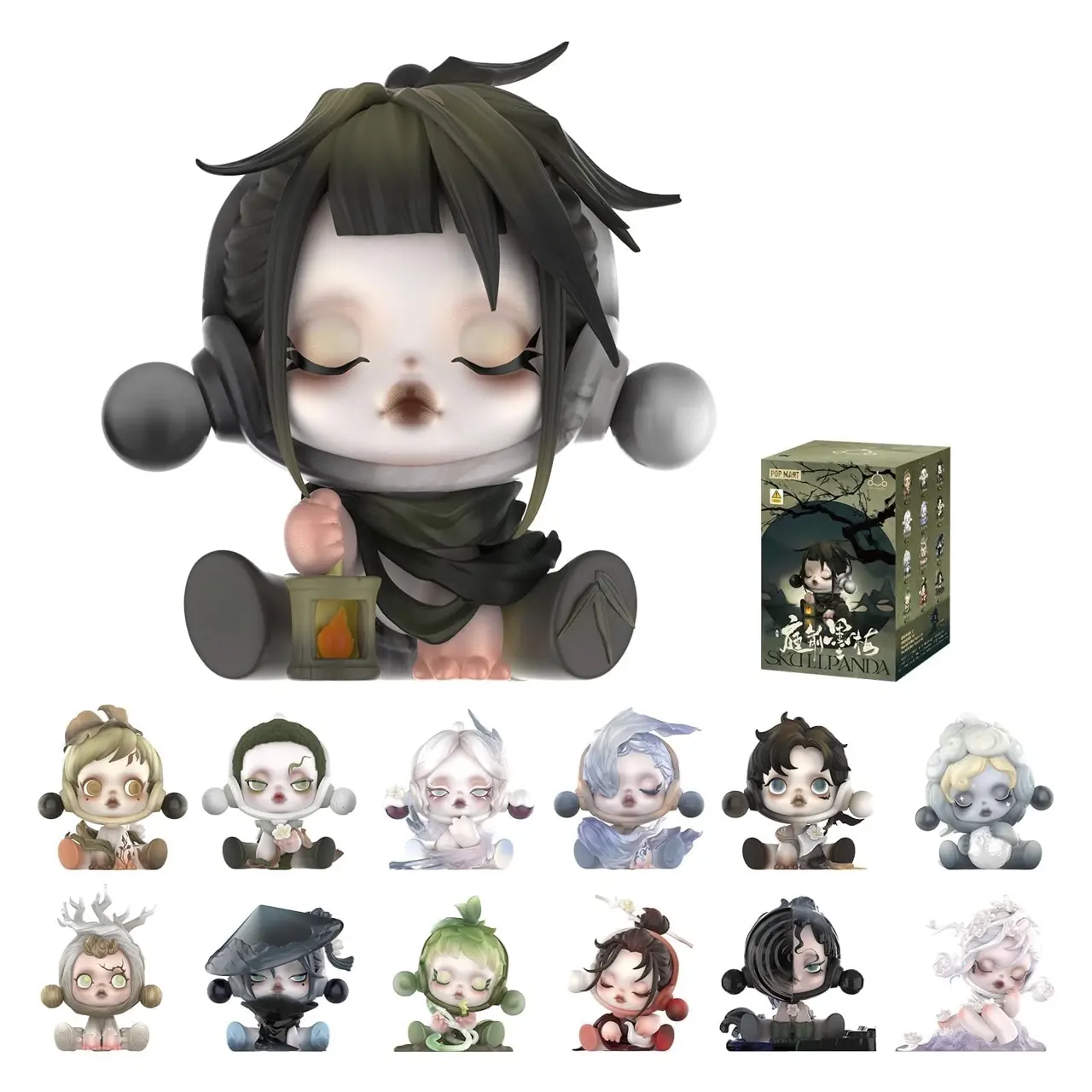 SKULLPANDA The Ink Plum Blossom Series Figures Blind Box