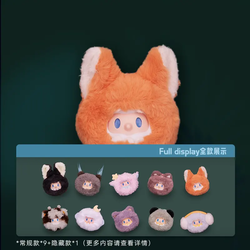 Display Farmer Bob MINI Night Monster Series Plush Keychain Blind Box – Official Finding Unicorn Art Toy