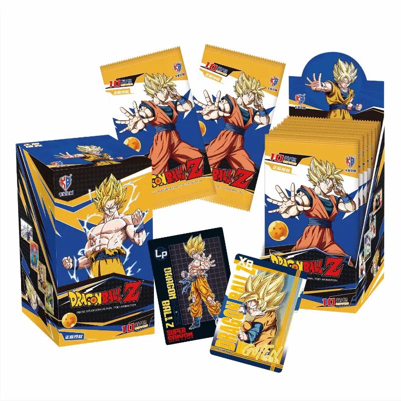 Kabao Dragon Ball Z Polaroid Style Trading Card Blind Packs Vol.1, Official Toei Licensed Super Saiyan Anime Collectible Photocards, 10 Packs Per Display Box – Official Designer Collectible Art Toy