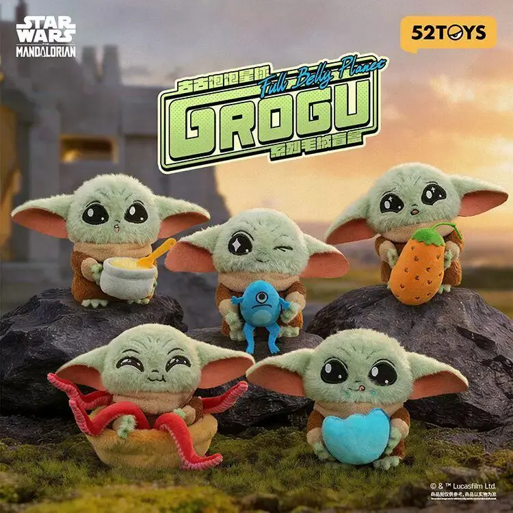 52TOYS Star Wars Grogu “Full Belly Planet” Plush Blind Box – Official 52TOYS Art Toy