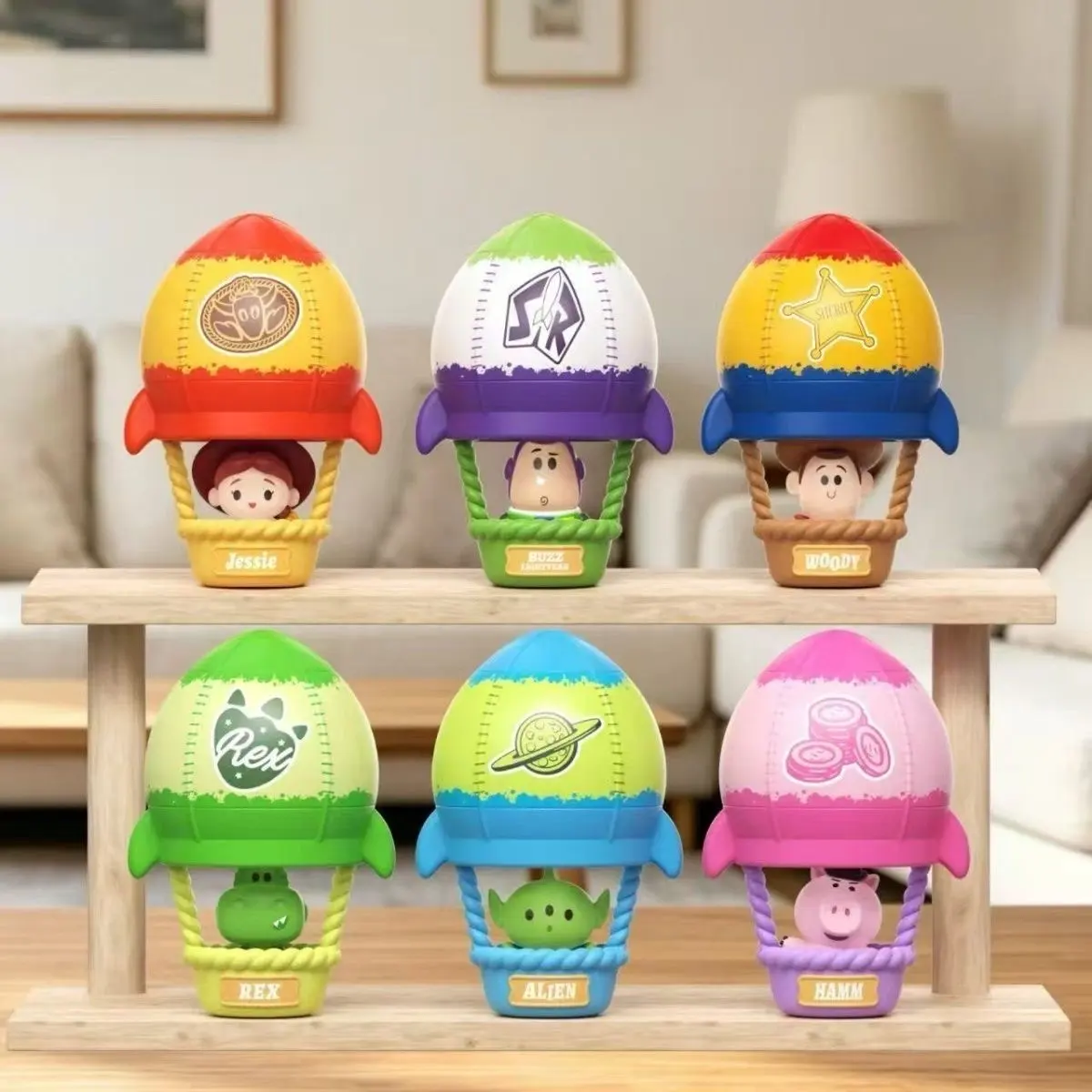 Toy Story Characters Hot Air Balloon Series Blind Box – Official Designer Collectible Art Toy