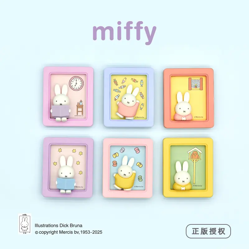 Miffy 3-in-1 Phone Stand / Photo Frame / Fridge Magnet Blind Box – Official Designer Collectible Art Toy