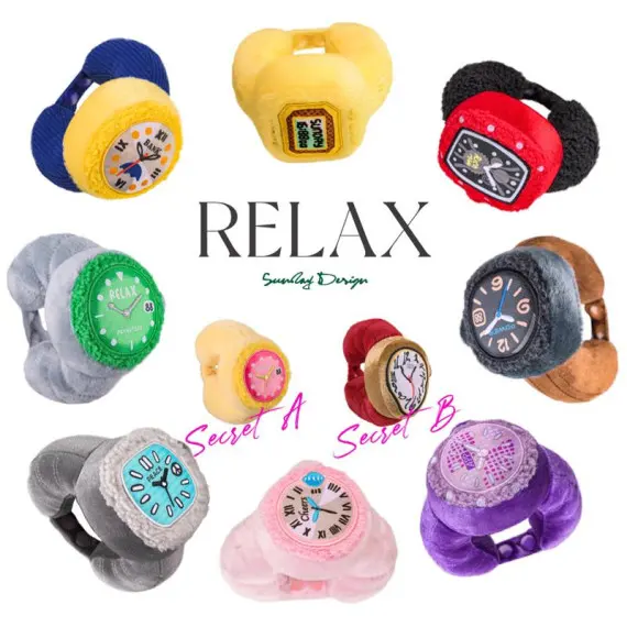 RELAX Luxury Watch Series Plush Blind Box – Official Designer Collectible Art Toy