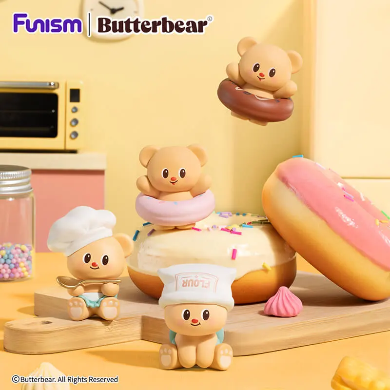 Butterbear Baked with Love Series Cubby Face – Official Designer Collectible Art Toy