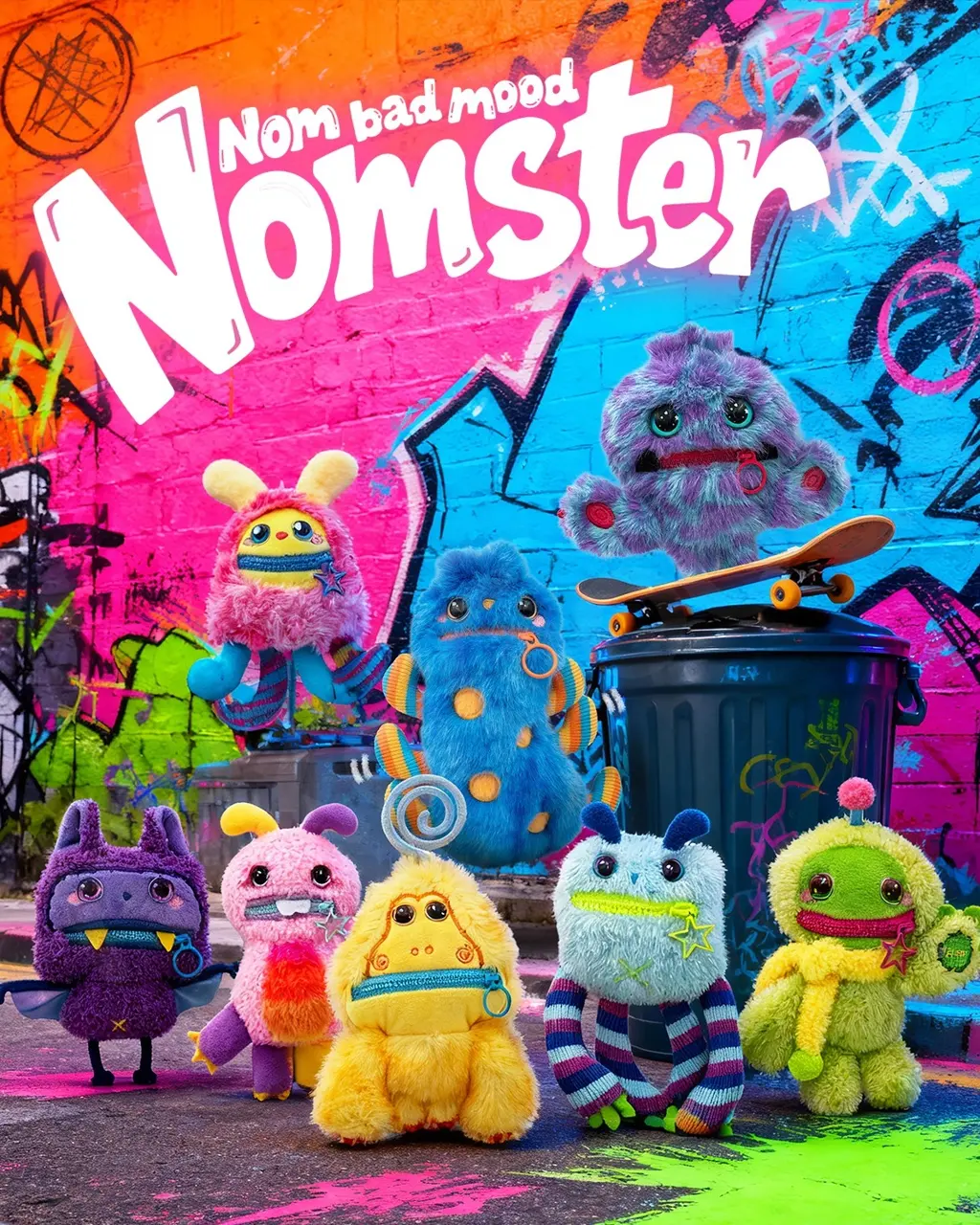 NomBadMood Voice Plush Pendant Blind Box – Official Designer Collectible Art Toy