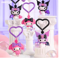 【valentine】【LOVE】Kuromi & My Melody Cupid Trainee Movable Wind-Up Blind Box – Official Sanrio Art Toy