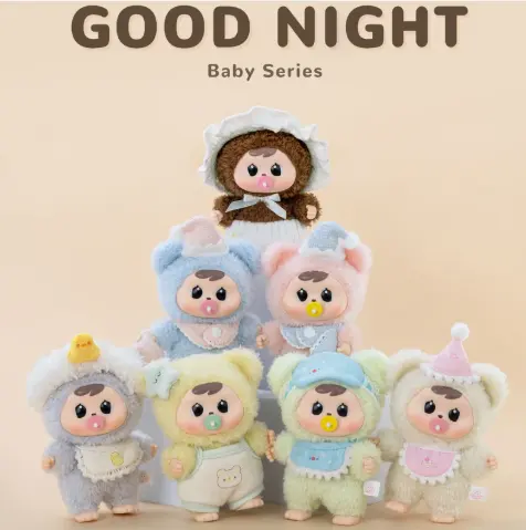 Bao-Ao Goodnight Baby Series Plush Blind Box – Official Designer Collectible Art Toy