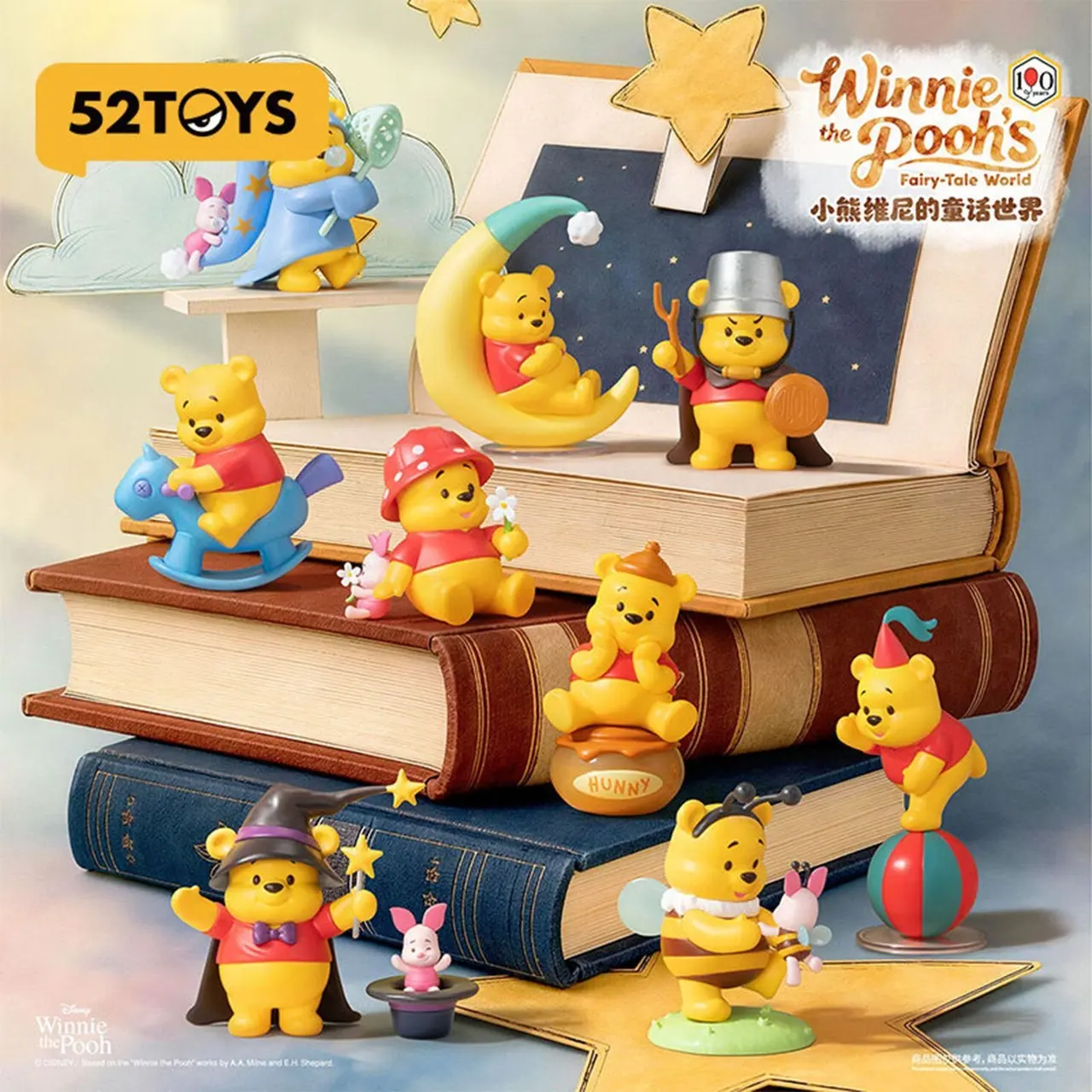 Winnie the Pooh’s Fairy-Tale World Blind Box Figures – Official Designer Collectible Art Toy