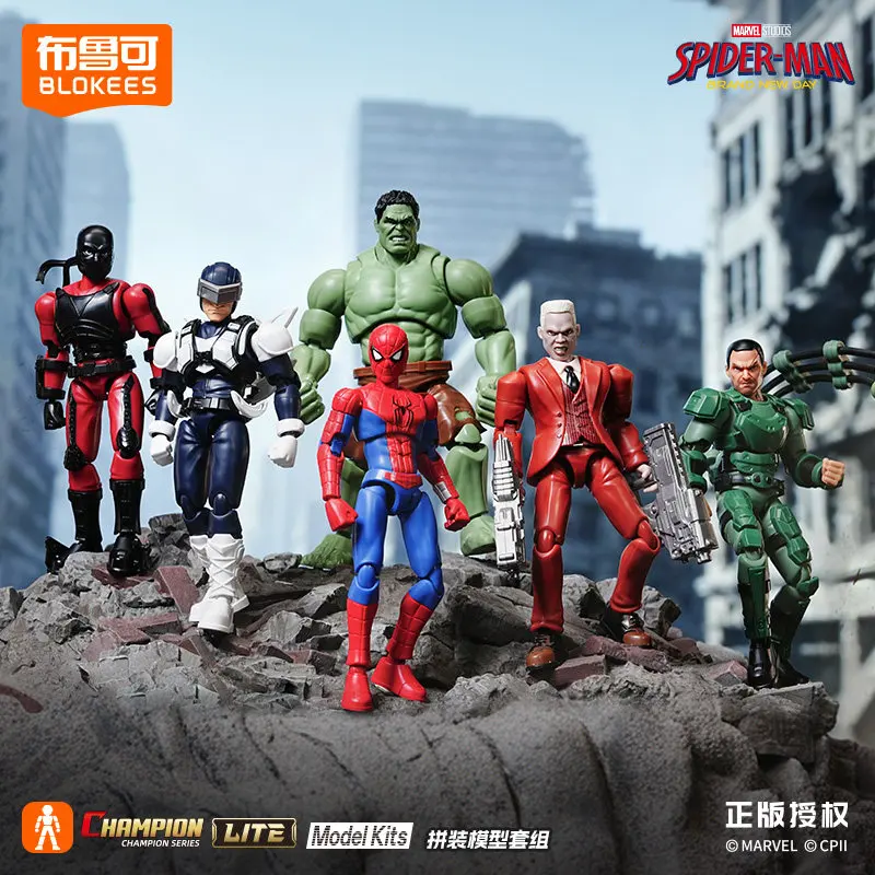 Buildable Marvel Blokees Champion Class LITE Complete Blind Box – Official Blokees Art Toy