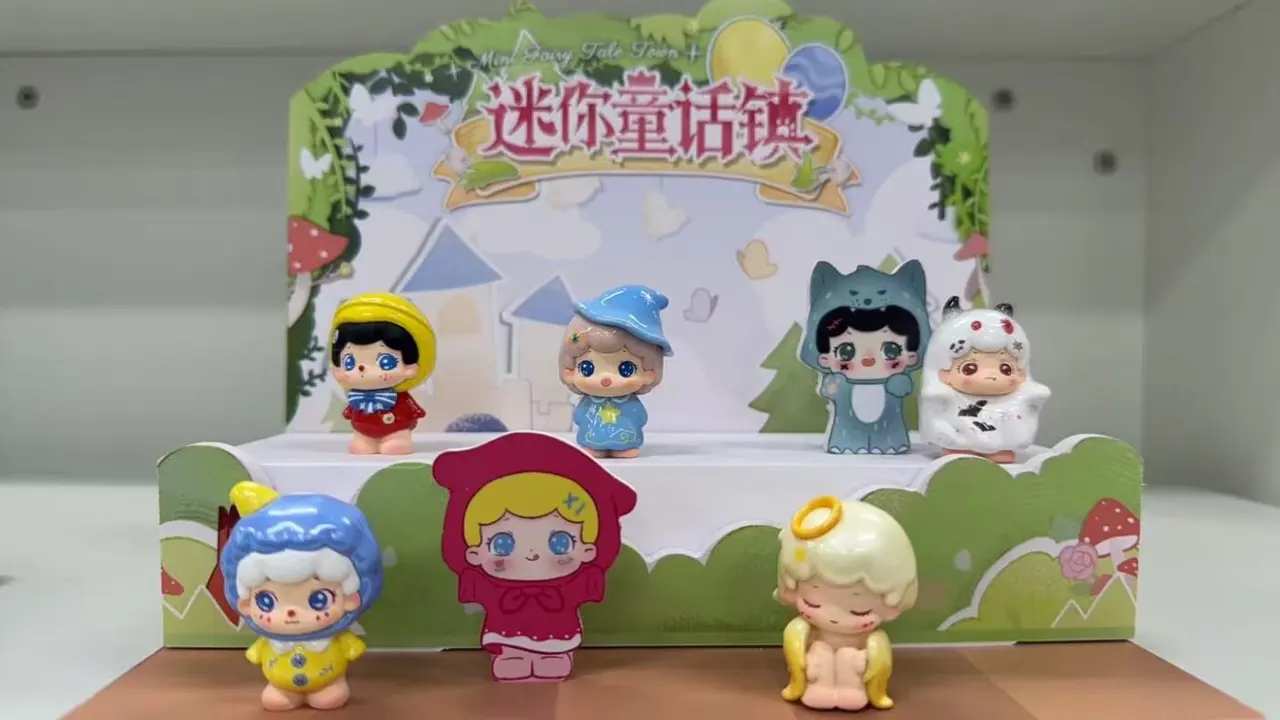 【Display】Litter Bear Mini Fairy Tale Town Series Figures – Official Designer Collectible Art Toy