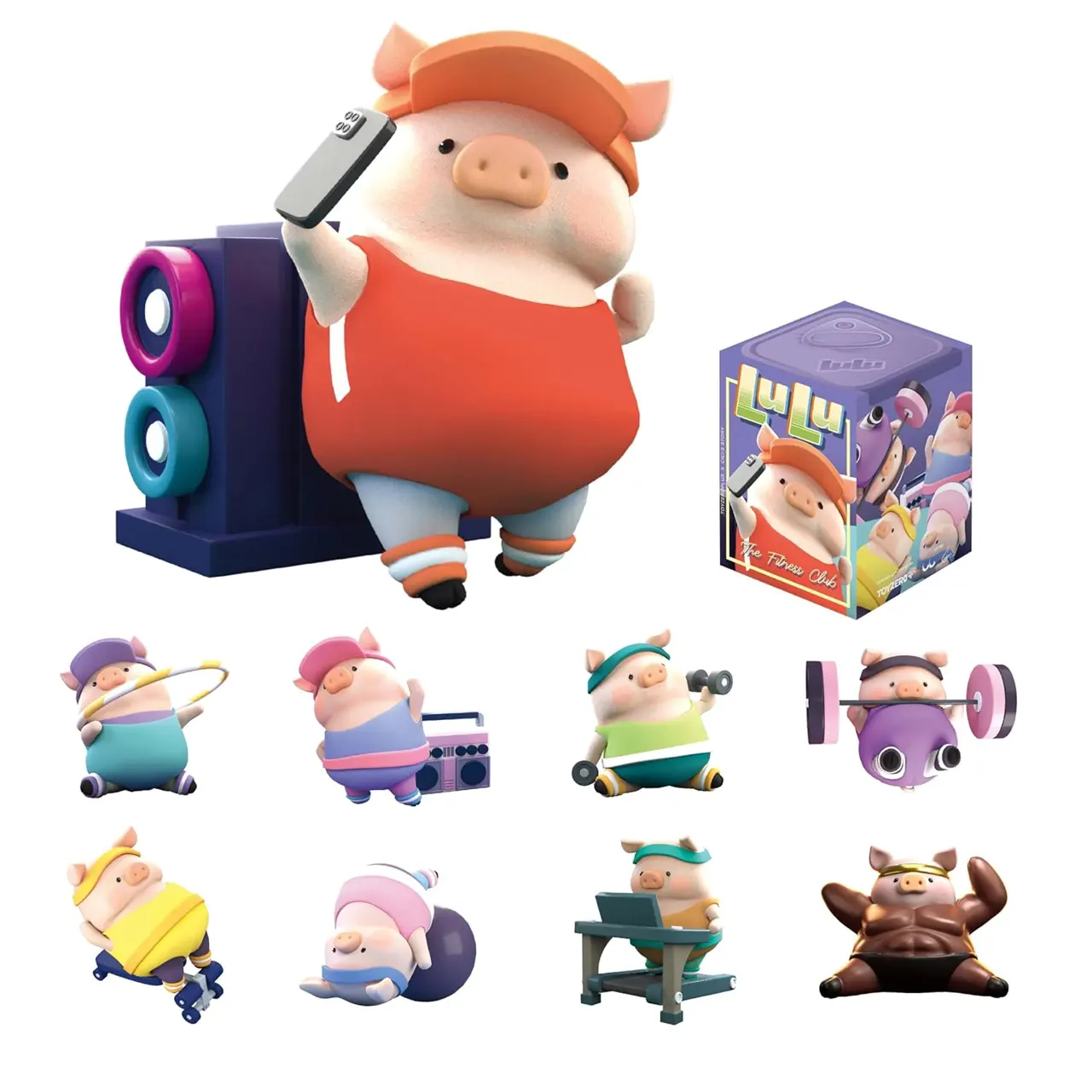 TOYZERO + Lulu The Piggy Blind Box Figures – Official Designer Collectible Art Toy