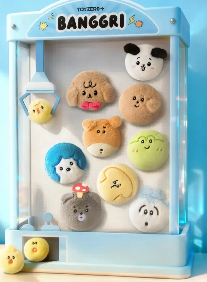 BANGGRI Classic Series – Plush Badge Blind Box – Official Designer Collectible Art Toy