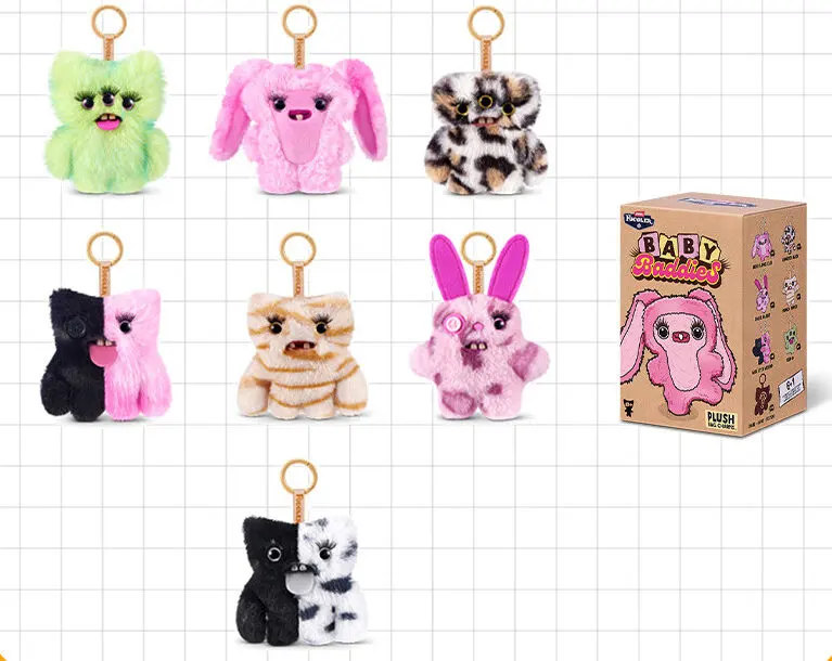 FUGGLER Cool & Cute Squad Keychain Blind Box – Official Designer Collectible Art Toy