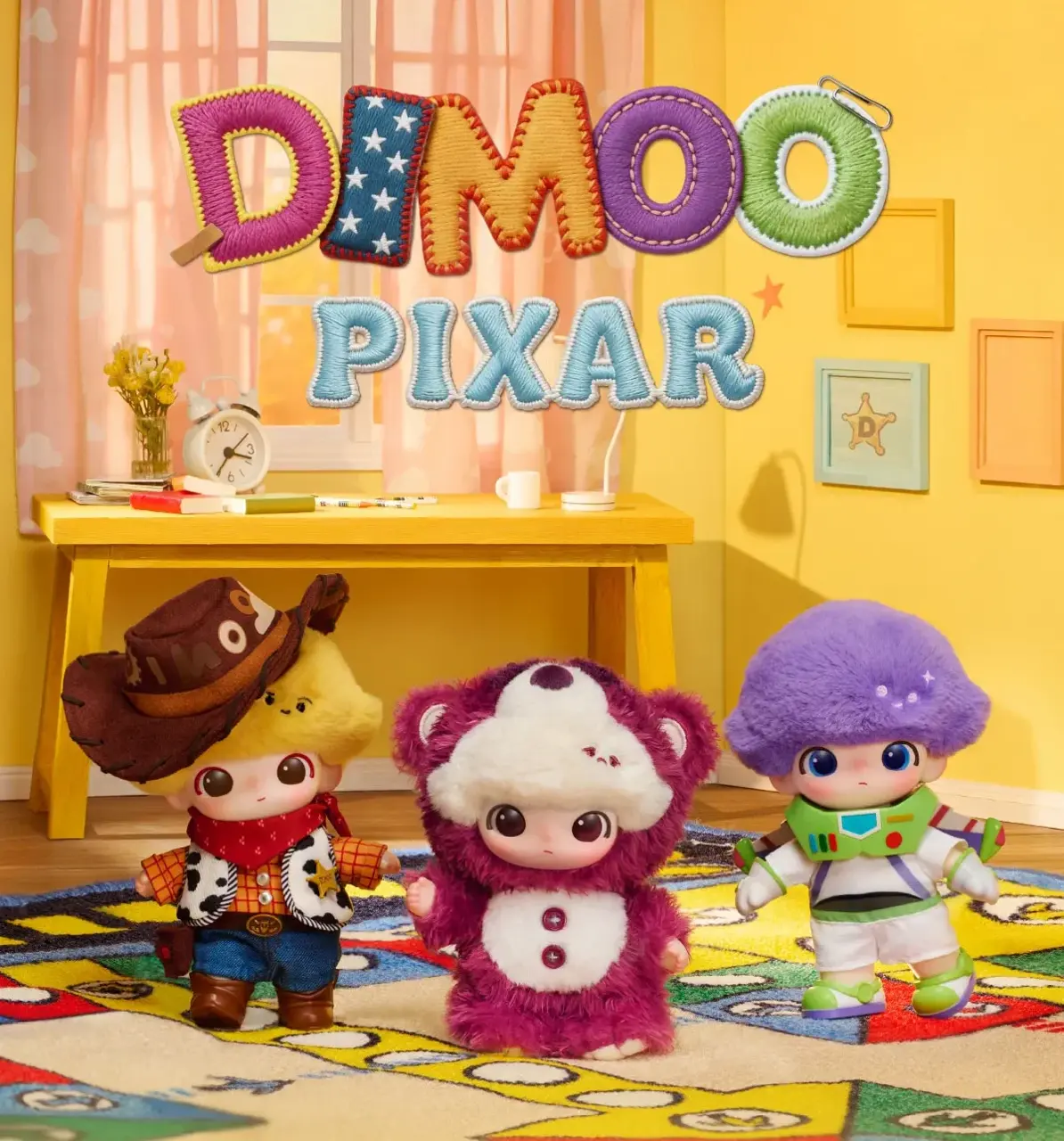 DIMOO WORLD X PIXAR Series – Vinyl Plush Pendant Blind Box