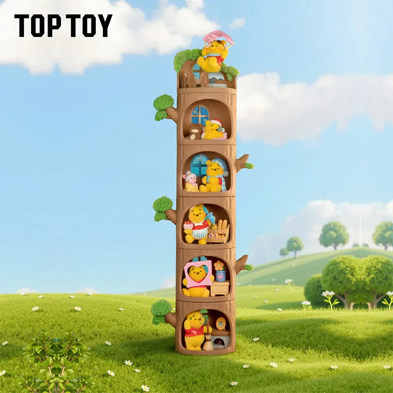 Winnie the Pooh Hundred Acre Wood Tree House Series Figure Blind Box – Official Designer Collectible Art Toy