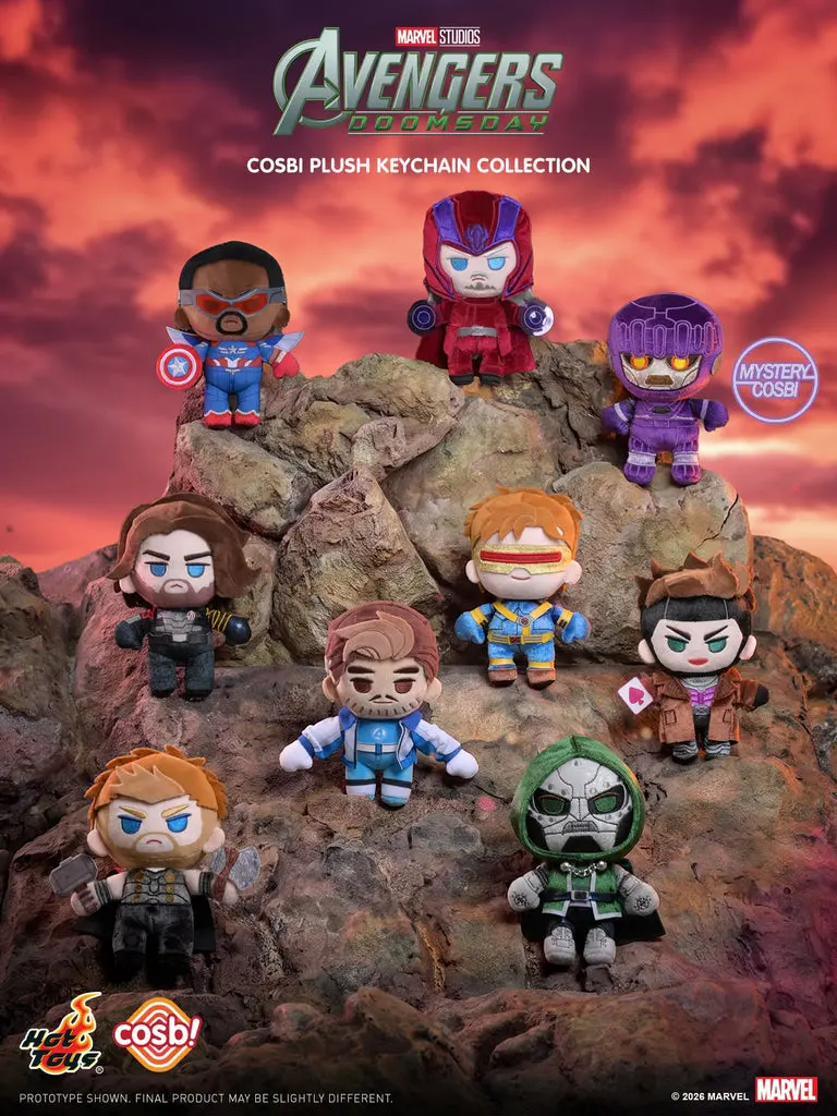 Hot Toys PPLU125N Avengers: Doomsday Cosbi Plush Keychain Collection