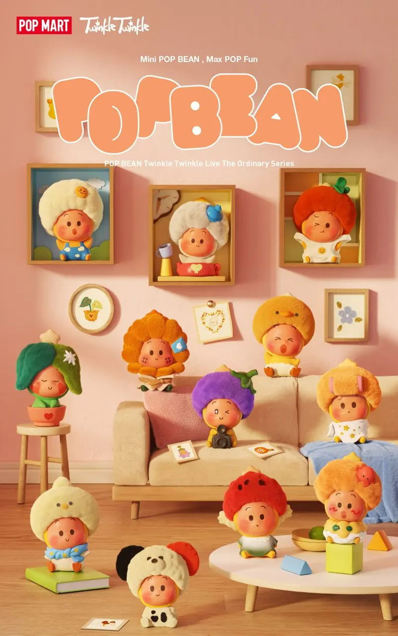 POP BEAN Twinkle Twinkle Live The Ordinary Series blind bag – Official Designer Collectible Art Toy