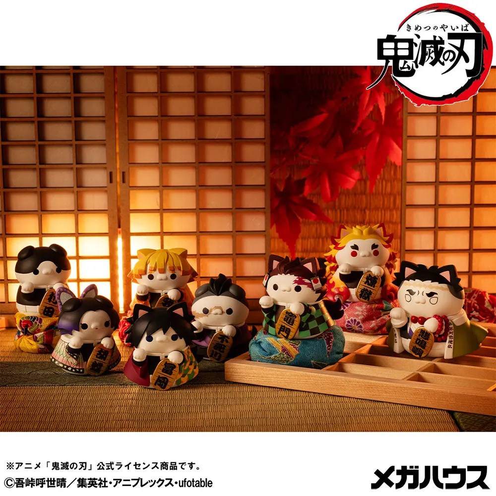 MEGA CAT PROJECT Demon Slayer: Kimetsu no Yaiba – Demon Slayer Nyanko Lucky Cat Ver. 1 – Official Designer Collectible Art Toy