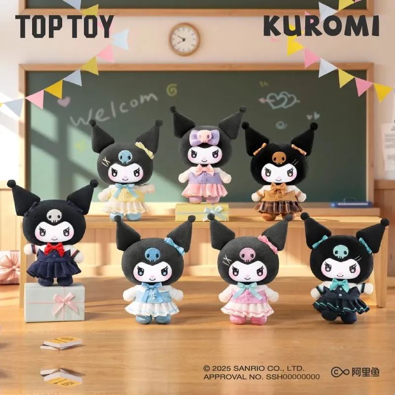 TOPTOY Sanrio KUROMI School Life Series Plush Pendant Blind Box – Official Sanrio Art Toy