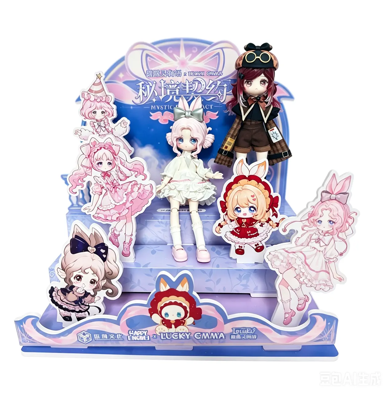 DISPLAY+The Lulu Elf Story Secret Realm Covenant Series 1/8 Action Figure BJD Blind Box