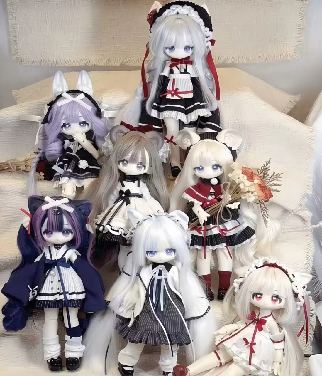 Meki Fluffy Goodnight Series Action Figure BJD Blind Box