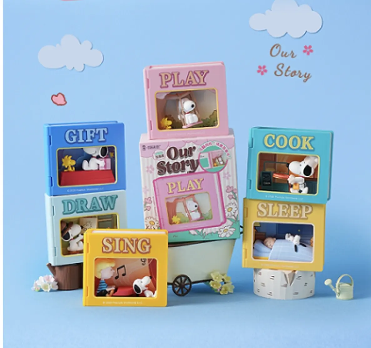 Snoopy Story Fridge Magnet Blind Box – Official Designer Collectible Art Toy
