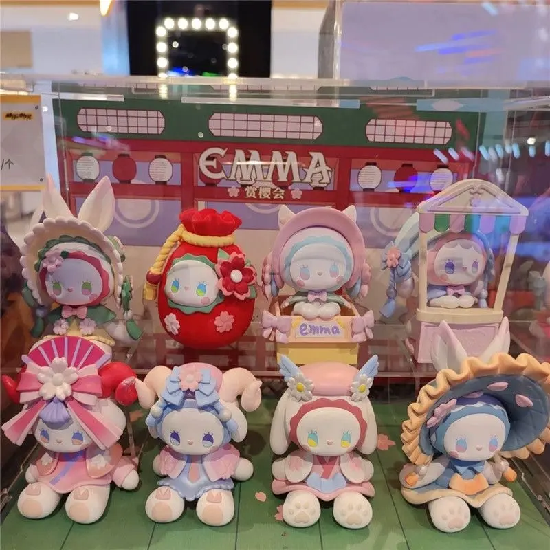 EMMA Secret Forest Cherry Blossom Series Blind Boxes, Cute Collectible Figurines Toys Gifts – Official Designer Collectible Art Toy