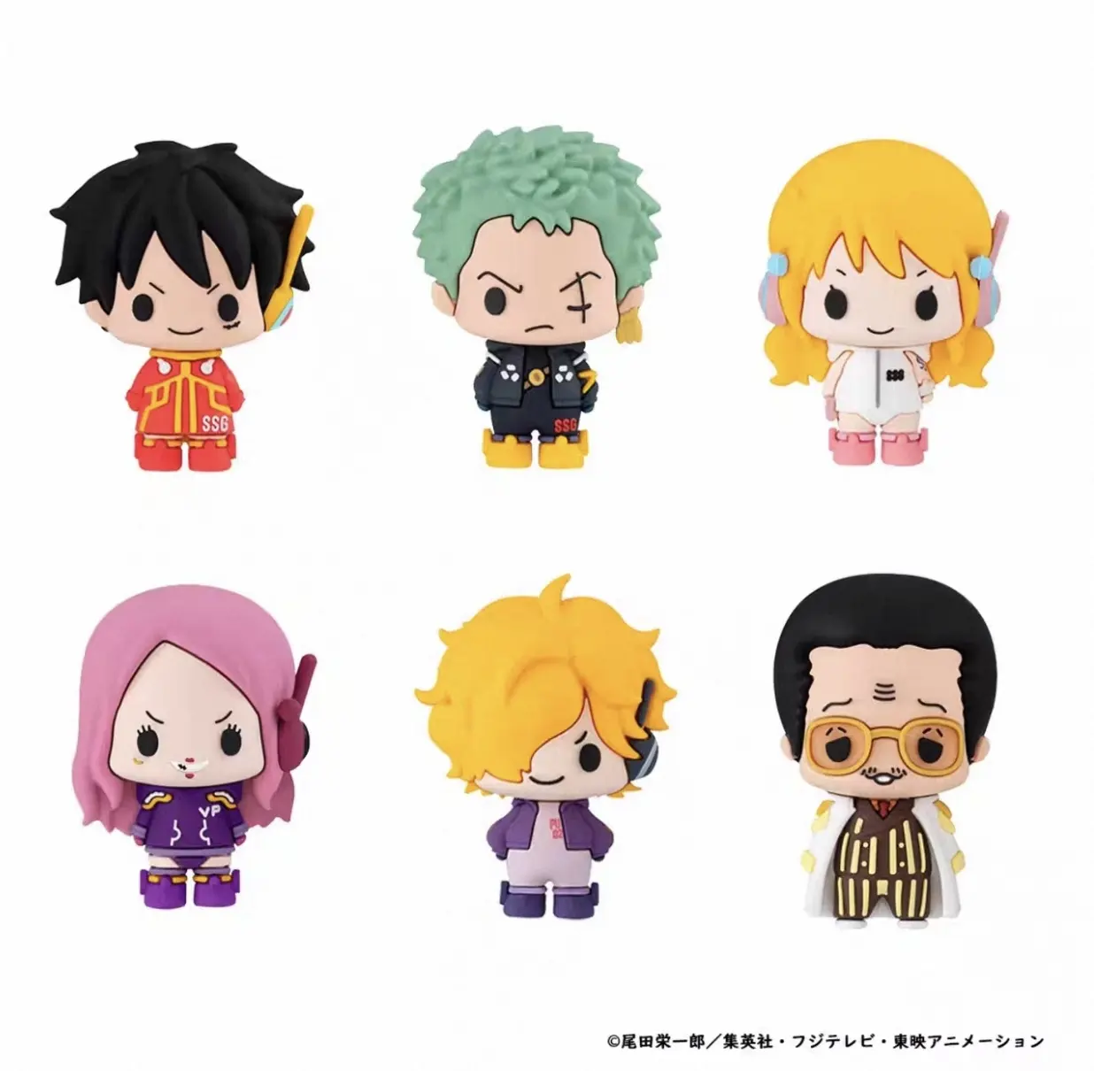BANDAI Megahouse One Piece Chokorin Collection Egg‑Head Island Mini Figures Blind Box